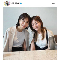 伊藤千晃、“子供達が同い年”な安田美沙子との交流＆2SHOTを公開「洋服のコーデの色が全く同じ」