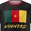 W杯敗退のカメルーン代表、歓喜の「WINNERS」Tシャツを発売する