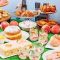 神戸で「桃色吐息のスイーツビュッフェ」まるごと桃シューやケーキなど本格スイーツ約20種が目白押し 画像