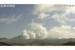 阿蘇山、噴火警戒レベル3に 画像