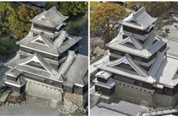 熊本、シンボル復旧も仮設95人 画像