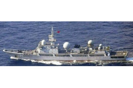中国とロシアの艦艇、相次ぎ通過 画像