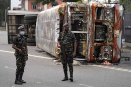 スリランカ、衝突の死者6人に 画像