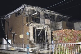 岐阜で住宅火災、1人死亡 画像