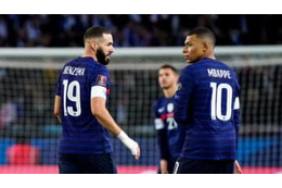 エムバペとベンゼマ、フランス代表での再会シーンがこちら 画像