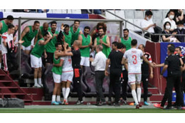 日本代表と戦うチュニジア選手たち、大阪観光がほほえましい 画像
