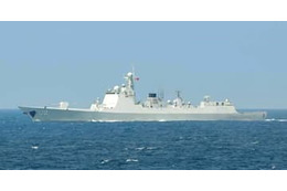 中国艦艇、列島周回か 画像