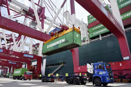 中国、貿易総額9％増 画像
