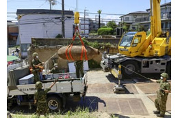 大阪・吹田で不発弾処理 画像