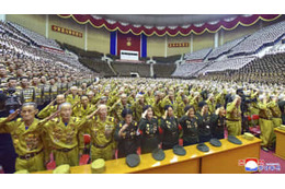 北朝鮮、休戦69年で老兵大会 画像