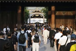 2閣僚が靖国神社参拝 画像
