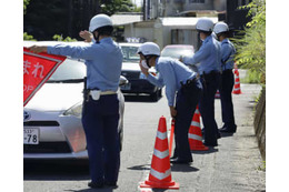 女児置き去り死で県警が検問 画像