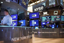 NY株反落、173ドル安 画像
