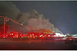 マルハニチロ工場で火災、広島 画像
