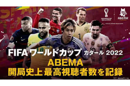 W杯無料中継のABEMA、「開局史上最多」視聴者数を記録！1000万人を突破 画像