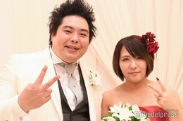 【へずまりゅう結婚式】夫婦で突撃インタビューに応じる　妻の今後の露出は？仲間たちに感謝「世間のアンチどもは分かれ！」 画像