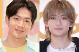 松下洸平＆高橋文哉「最愛」コンビ、スーツ姿の肩組み2ショット公開 役名でのコメントも話題「エモすぎる」 画像
