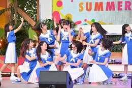 乃木坂46公式ライバル・僕が見たかった青空、初の生パフォーマンス披露 “初代センター”八木仁愛が初々しい挨拶＜お台場冒険王 2023 SUMMER SPLASH！＞ 画像