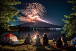 山梨で新スタイルの花火大会「Capsule -Mt．Fuji山中湖花火音楽祭-」音楽・サウナ・キャンプと伝統を融合 画像