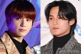 BTSジョングク、SEVENTEENミンギュに“Sevenチャレンジ”リクエスト「一緒に撮ろう」 画像