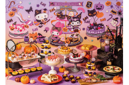 サンリオキャラのハロウィンブッフェ、京王プラザホテル八王子で　クロミ・マイメロのムースケーキやハローキティの林檎パイなど 画像