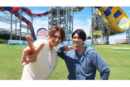 Aぇ! group正門良規＆小島健、びしょ濡れ絶叫ロケ「何や、これ！？」話題のウォータースライダー挑戦 画像