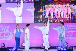 Aぇ! group小島健、なにわ男子の前で「初心LOVE」ラストにエド・はるみギャグぶっ込む　道枝駿佑・長尾謙杜・正門良規ら総ツッコミ＜Seventeen夏の学園祭2023＞ 画像