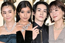 ローラ・上野樹里・桐谷美玲・町田啓太「ブシュロン」ハイジュエリー身にまとい登場 華やかドレスで抜群スタイルも輝く 画像