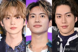 BE:FIRST三山凌輝、THE RAMPAGE藤原樹＆吉野北人との2ショット公開 吉野から“粋なプレゼント”も 画像