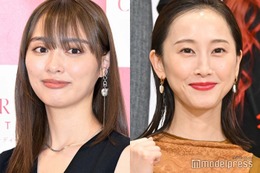 内田理央＆松井玲奈、“お揃い”水着姿披露「色違い可愛い」「透明感抜群」の声 画像