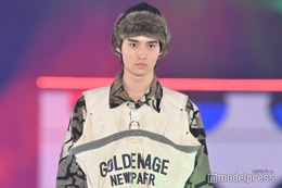 藤岡弘、の息子・藤岡真威人、“流行中”トラックパンツ×迷彩柄の斬新スポーティコーデ＜GirlsAward 2023 A／W＞ 画像