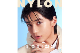 高橋文哉「NYLON JAPAN」表紙で4パターンのメイクアップ “光り輝くクリスマスの夜”がテーマ 画像