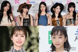「セクシー田中さん」木南晴夏＆生見愛瑠、LE SSERAFIMライブ参戦 記念写真公開に反響続々「全員可愛い」「ビジュが強すぎる」 画像