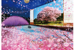 あしかがフラワーパーク「光の花の庭」2023-2024年は日本の四季を光で彩る新作　イルミ500万球超の幻想世界広がる 画像