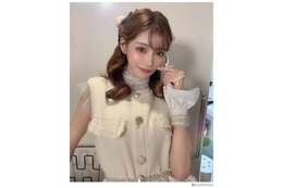 明日花キララ“美谷間チラリ”黒猫コスプレ姿が話題「可愛すぎ」「似合ってる」の声 画像