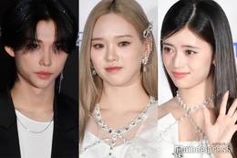 Stray Kidsフィリックス、NiziUリオ＆リマとコラボダンス “先輩な一面”に「人柄出てる」「リスペクト伝わる」と反響 画像