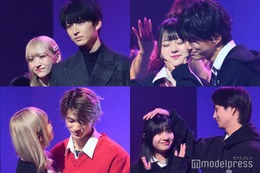 「今日好き」メンバー集結 頬キス・密着ハグ・恋人繋ぎ…ラブラブランウェイ続々＜TGC teen 2023 Winter＞ 画像