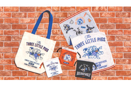 東京ディズニーランド＆シー、「三匹の子ぶた」の新グッズ　耳付きもこもこキャップやトートバッグなど 画像