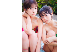 「ミスマガジン」斉藤里奈＆加藤綾乃、温泉で美ボディ披露 まったりグラビアに 画像