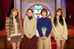 LE SSERAFIM・SAKURA＆KIM CHAEWON「セクシー田中さん」撮影現場サプライズ訪問 木南晴夏＆生見愛瑠が歓喜のハグ 画像