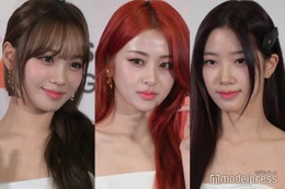 LE SSERAFIM、KIM CHAEWON・HUH YUNJIN・KAZUHAの美脚際立つ“サンタコスプレ”に「最高のプレゼント」「顔面国宝」と反響殺到 画像