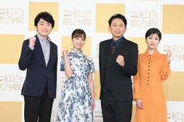 ＜紅白リハ2日目＞橋本環奈＆浜辺美波「2人で息を合わせて頑張りたい」ディズニー企画に意気込み 画像
