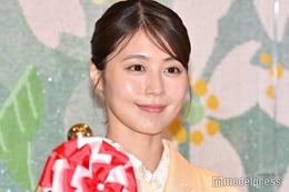 有村架純、シックな着物姿披露 “1kg100万超”お茶で乾杯