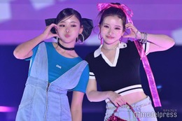 南りほ＆稲垣莉生、デニムリンクコーデが可愛い ルダハートで決める【GirlsAward 2024 S／S】