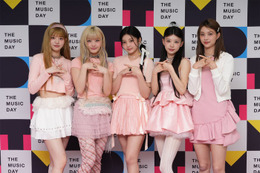 ILLIT、キュートな楽屋エピソード続々披露「お水を床にこぼしてしまいました」「鮭にするか牛肉にするか長い間悩んで…」【「THE MUSIC DAY 2024」囲み取材】 画像