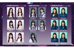 乃木坂46「GirlsAward 2024 A／W」アーティストライブ決定 ランウェイモデルに坂道グループ17人出演 画像