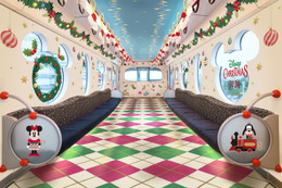 ディズニーリゾートラインに“5年ぶり”クリスマス装飾復活 11月15日より運行 画像