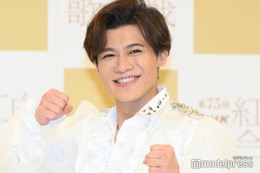 【紅白2024】新浜レオン“膝スラ”連発で会見盛り上げる 木梨憲武＆所ジョージとの共演の可能性は？ 画像