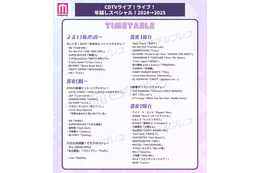 「CDTV」年越しSP、タイムテーブル＆歌唱曲発表 画像
