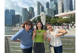 3時のヒロイン福田麻貴、実母＆兄とシンガポール旅行へ ディープな質問で涙 画像